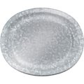 Omg Galvanized Oval Paper Plates; 8 Count OM1570847